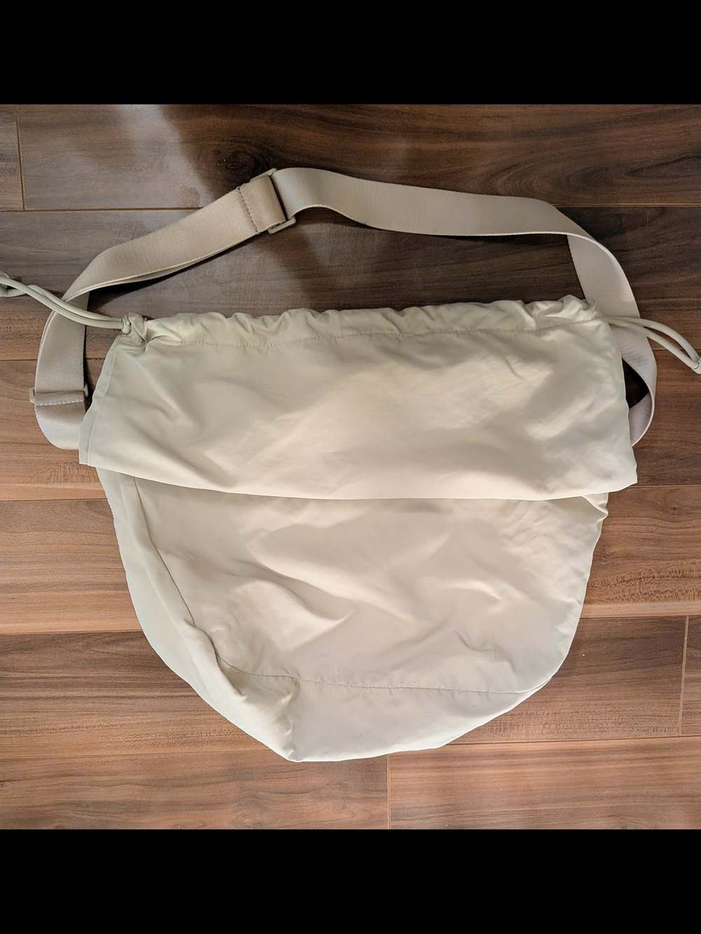 Aritzia Babaton Midway Crossbody Bag in Cream